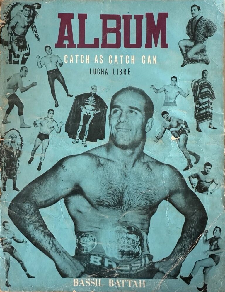 1966 Catch As Catch Can Lucha Libre Sticker Collection Sample Image